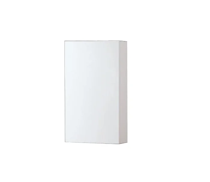 KubeBath Bliss 14″ Wide by 24″ High Linen Side Cabinet With One Door in Gloss White Finish, ALT24-GW
