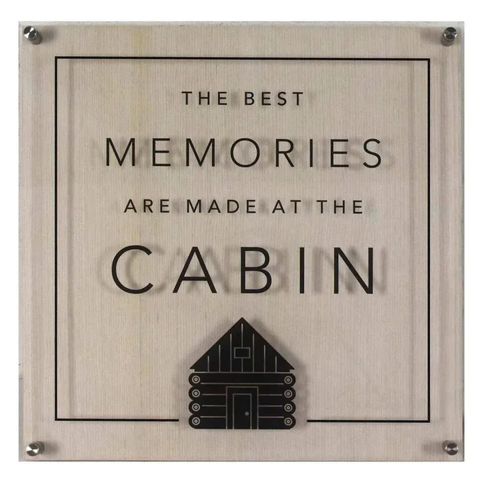 Lake & Lodge Best Memories Wall Art, 16″