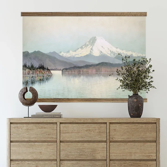 Large Wall Art of Mount Rainier View from Kirkland – Home Decor