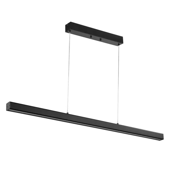 LED Linear Pendant Light – Dimmable Modern Chandelier for Dining Room, Kitchen, or Office Desk Lighting