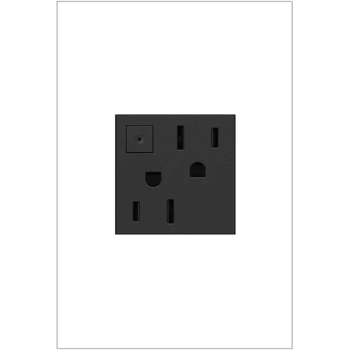 Legrand – ARPS152G4 – Energy-Saving On/Off Outlet – Adorne – Graphite – ARPS152G4