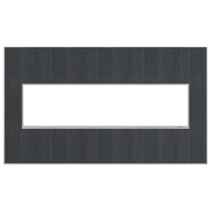 Legrand – AWM4GRG4 – Gang Wall Plate – Adorne – Gray – AWM4GRG4
