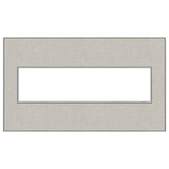 Legrand – AWM4GTL4 – Gang Wall Plate – Adorne – Linen – AWM4GTL4