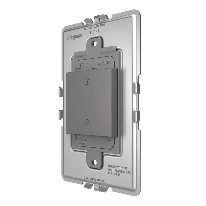 Legrand – WNAL33M1 – Wireless H/A Switch – Adorne – Magnesium – WNAL33M1
