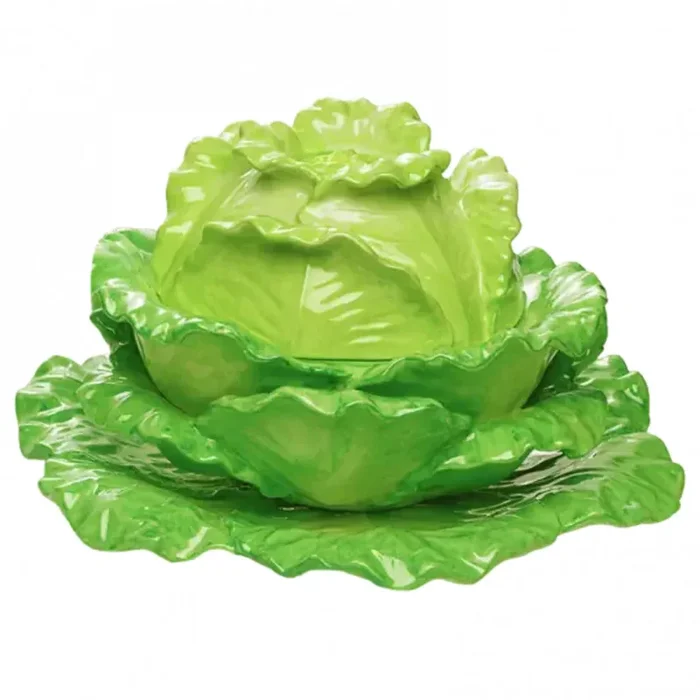 Lettuce Tureen & Stand – Large by Mottahedeh