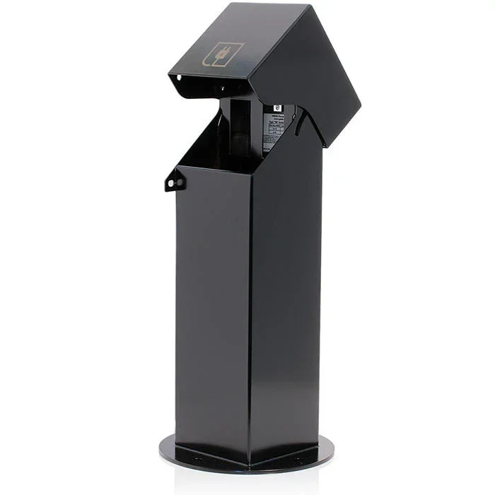 Leviton Power Pedestal 2-Gang Surface Mount Lockable Hinge Top 18 Inch Black (2PH18-E)