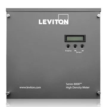 Leviton Series 8000 Residential Submeter 120/208/240V 1PH 3W Phase Config 9×2 With Wiring Harness Electric Meter (S8120-92)