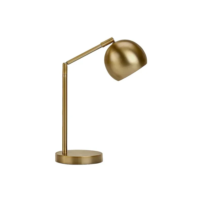Lighting, 19″H, Table Lamp, Gold Metal, Gold Shade, Contemporary