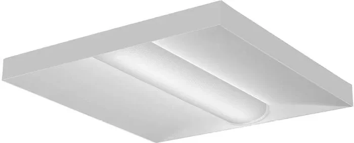 Lithonia 33W 0-10V Dimming 2X2 3300Lm 120-277V 82 CRI 4000K Drop In Fixture With Curved Linear Prism Lens (2BLTX2 33L ADP EZ1 LP840)