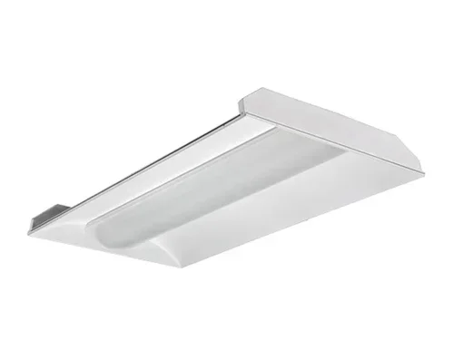 Lithonia LED 2X4 Volumetric Architectural Fixture Nominal 4000Lm Acrylic Diffuser Linear Prismatic Lens EldoLED Dimming To 1 Percent 80 CRI 3500K (2VTL4 40L ADP EZ1 EL14L LP835)