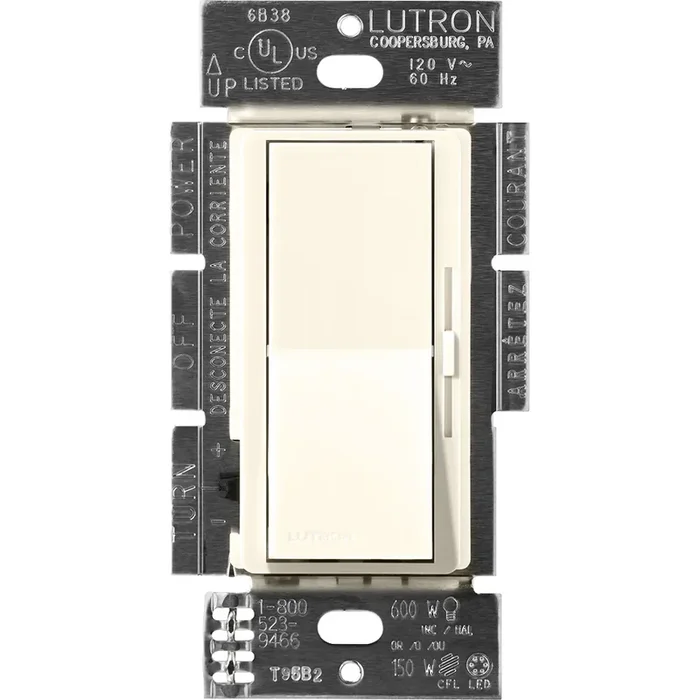Lutron Diva 250W LED/ELV 3-Way Biscuit (DVSCRP-253P-BI)