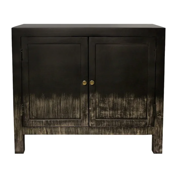 Magma 2-Door Sideboard in Distressed Black