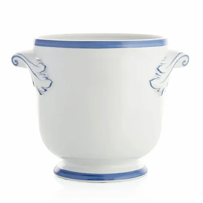 Mara Cachepot Ocean Blue (7″) by William Yeoward