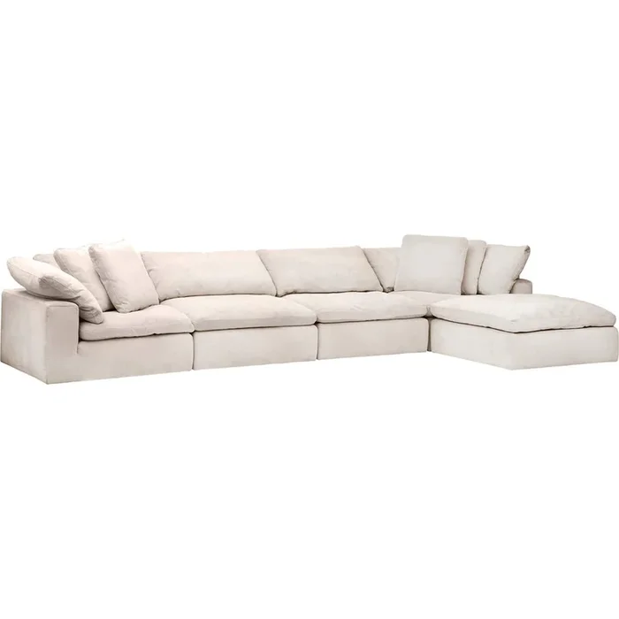Mateo 5 Piece Modular Sectional, Romo Linen