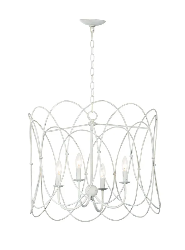 Maxim – Four Light Chandelier – Trellis