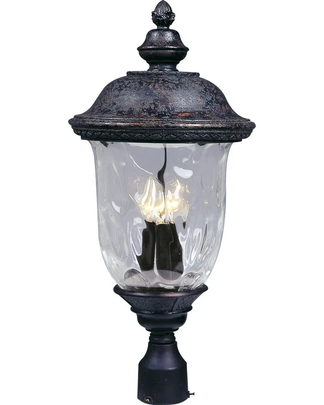 Maxim – Three Light Outdoor Pole/Post Lantern – Carriage House VX