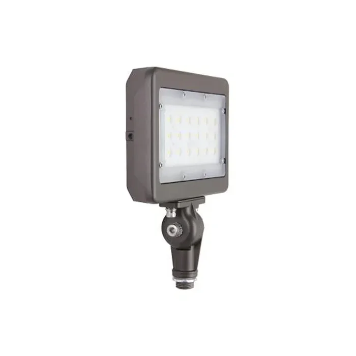 Maxlite 104189 Maxlite Slim Flood 30W 120-277V Wide 4000K Bronze Knuckle 1/2 Inch Threaded Nipple Mount (MSF29UW-40BKT)
