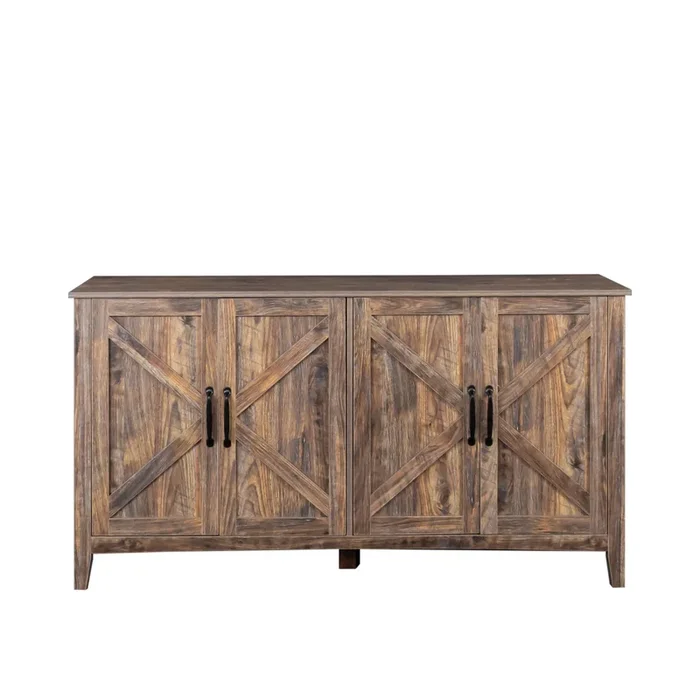 Merax Freestanding 4-Door Sideboard Storage Cabinet