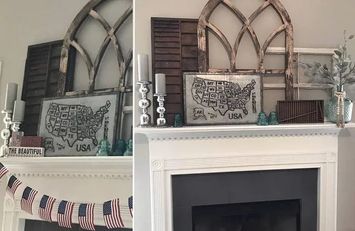 Metal Embossed USA Map – USA Map – Decor Steals