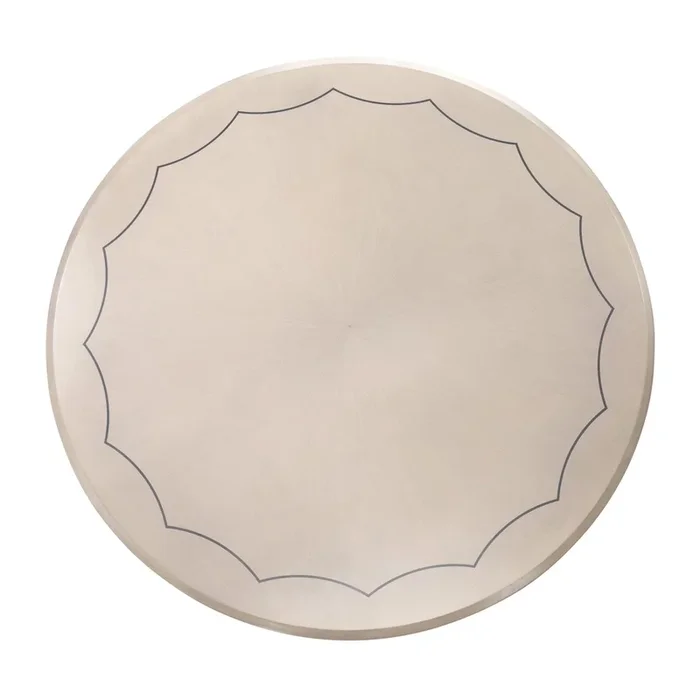 Michael Amini Fantosini Round Dining Table – Silver