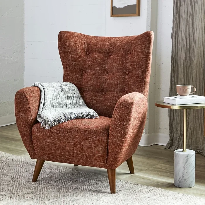 Mod 35″ Lounge Chair – Orange Spice