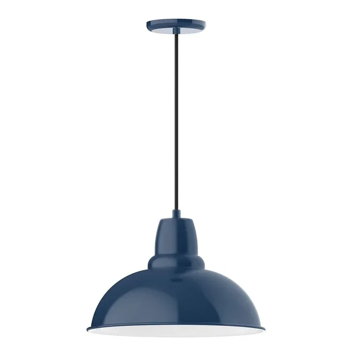 Montclair Light Works – PEB108-50-C20-L13 – LED Pendant – Cafe – Navy – PEB10850C20L13