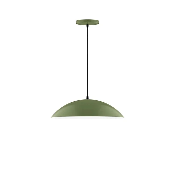 Montclair Light Works – PEB438-22-C04 – Two Light Pendant – Plateau – Fern Green – PEB43822C04