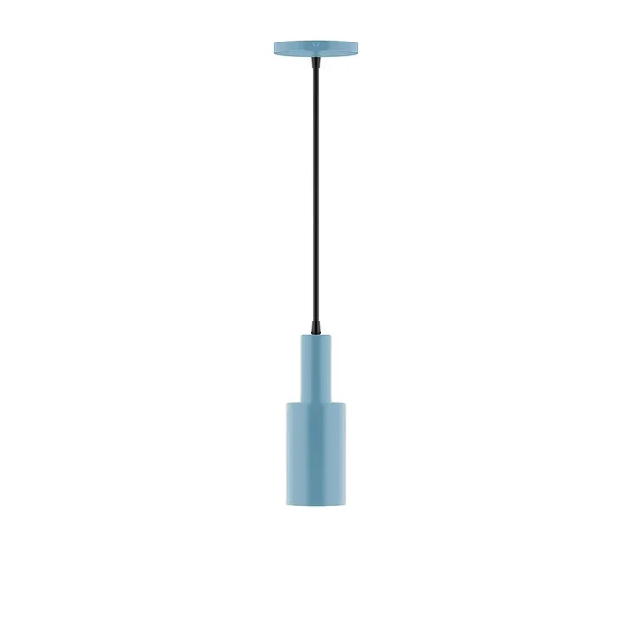 Montclair Light Works – PEBX450-54-C12 – One Light Pendant – Stack – Light Blue – PEBX45054C12