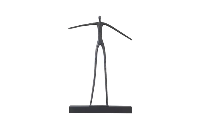 Moveable Man on Short Shelf Standing