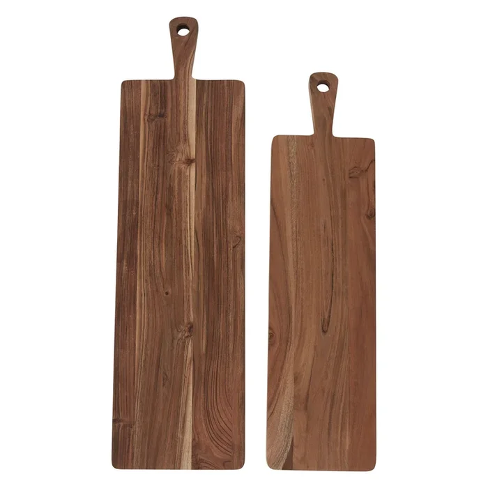 Natural Wood Rectangle Cheese Charcuterie Board & Serving Tray – Available in 2 Sizes