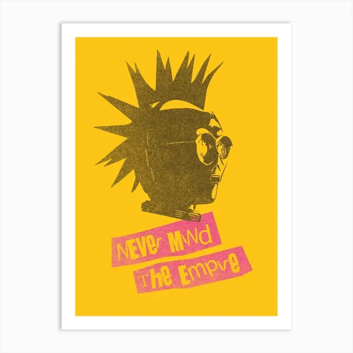Never Mind The Empire Art PrintPP by Post Pop Paradise