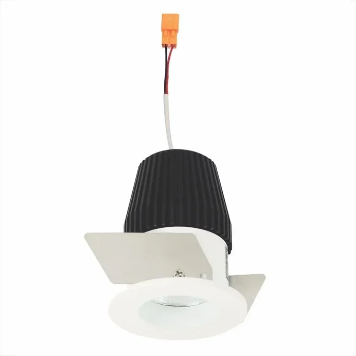 Nora 1 Inch Iolite Round Straight Regressed White (NIOB-1RNG30XMPW)