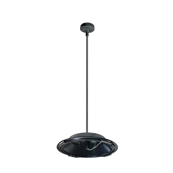 Nora 16 Inch ELO 72 Inch Stem Mounting Kit Black (NELOCAC-16STB/72)