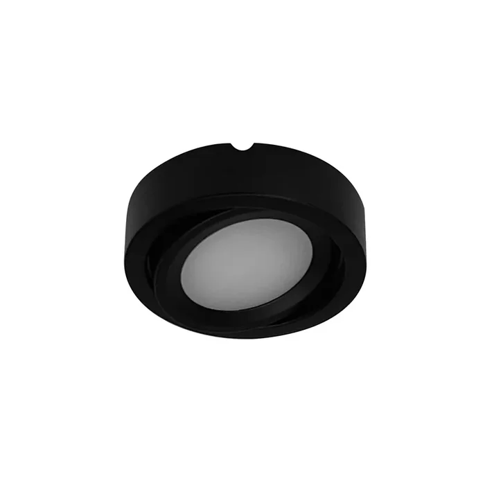 Nora 24V Josh Adjustable LED Puck Light 300Lm 2700K Black Finish (NMP2-A27B)