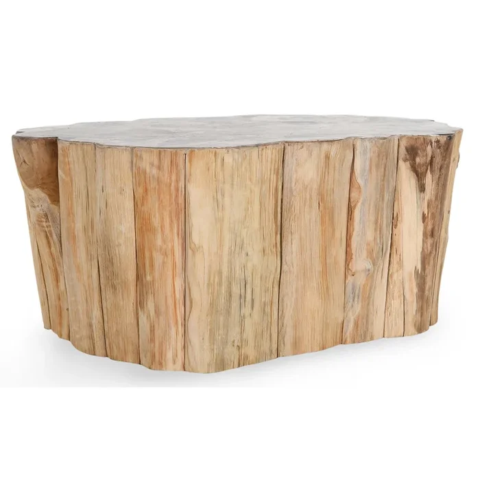 Norwest Petrified Wood Coffee Table, Natural