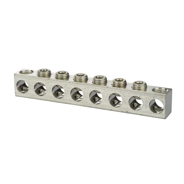 NSI Aluminum Multiple Connector 2/0-14 AWG 8 Holes 6 Circuits-Non UL (2/0-14-818)