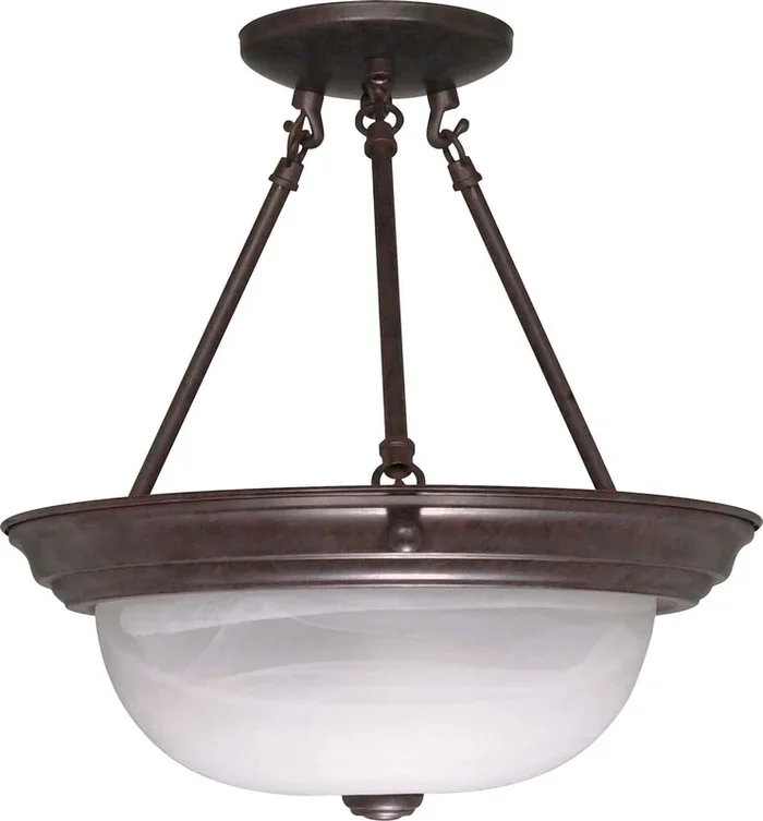 Nuvo Lighting – 60-209 – Two Light Semi Flush Mount – Old Bronze – 60209
