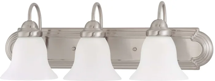 Nuvo Lighting – 60-3279 – Three Light Vanity – Ballerina – Brushed Nickel – 603279
