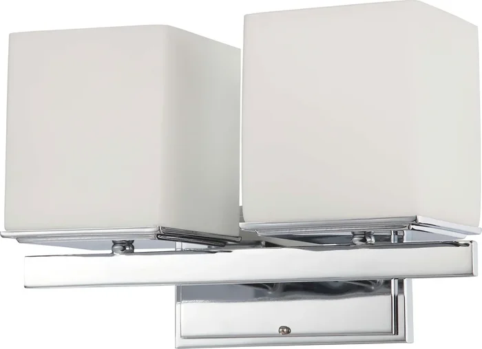 Nuvo Lighting – 60-4082 – Two Light Vanity – Bento – Polished Chrome – 604082