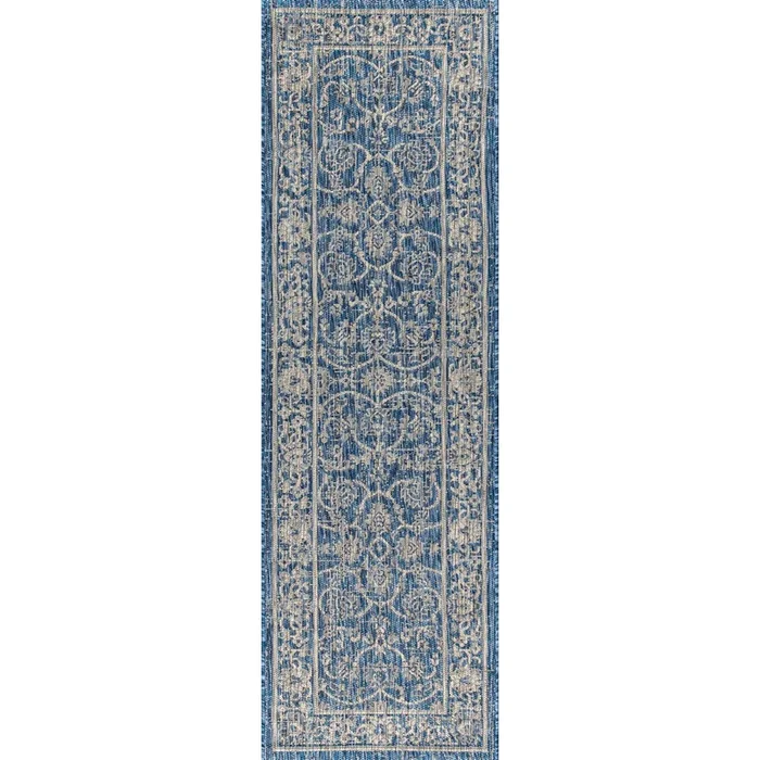 Palazzo Vine and Border Textured Weave Indoor/Outdoor Area Rug