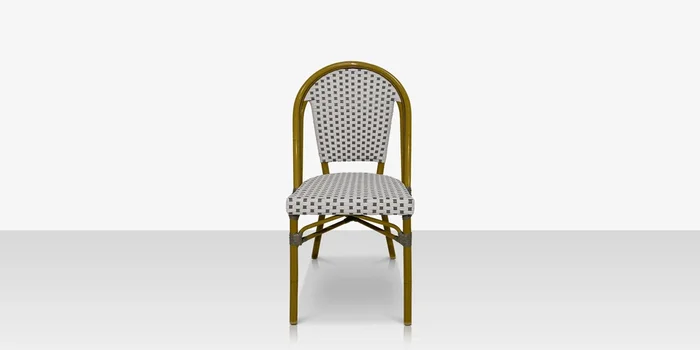 Paris Dining Side Chair – Gray and White