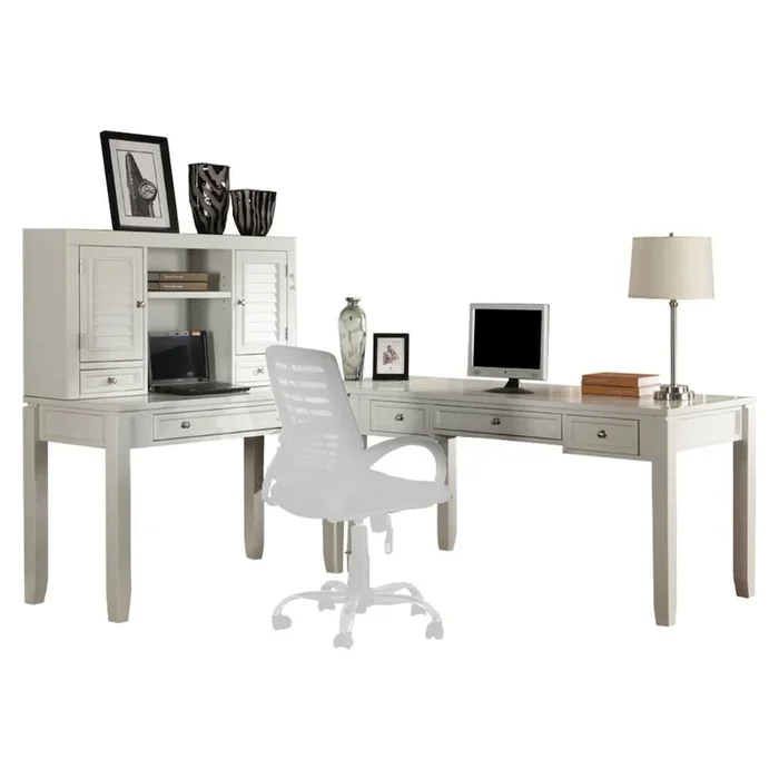 Parker House Furniture Parker House Boca L Shape Desk with Hutch