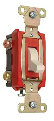 Pass and Seymour 20A 347Vac Back And Side Wire Canadian 3W Switch Light Almond (PS372030LA)