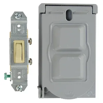 Pass And Seymour Weatherproof 1-Gang Vertical Toggle Cover With Switch (CA1GS)