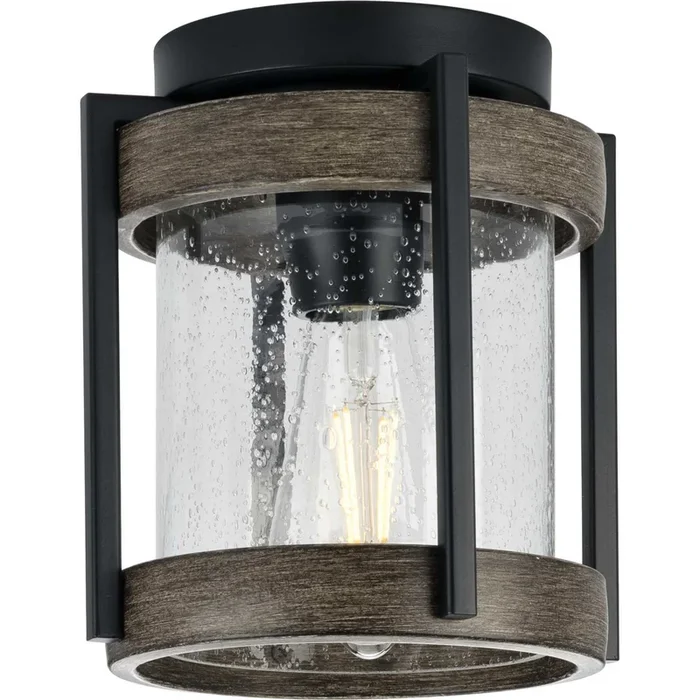 Progress Lighting – One Light Outdoor Flushmount – Whitmire