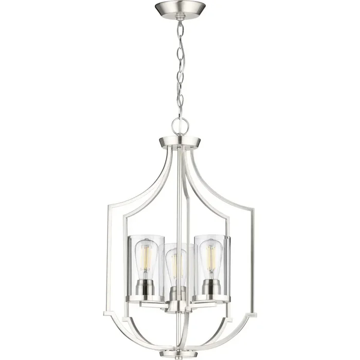 Progress Lighting – Three Light Foyer Pendant – Lassiter