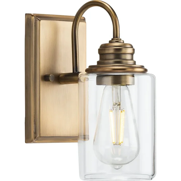 Progress Lighting Aiken Collection 1 Light 60W Medium Base Bath And Vanity Fixture (P300320-163)