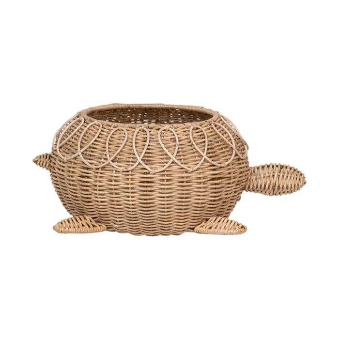 Provence Rattan Turtle Bowl – Whitewash by Juliska