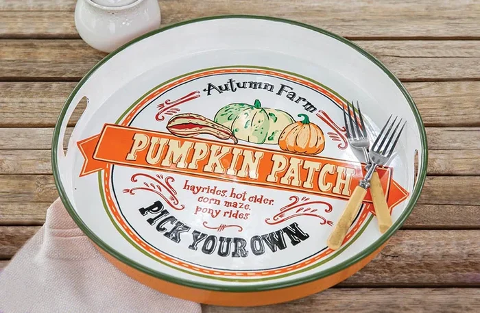 Pumpkin Patch Serving Tray – Decor Steals