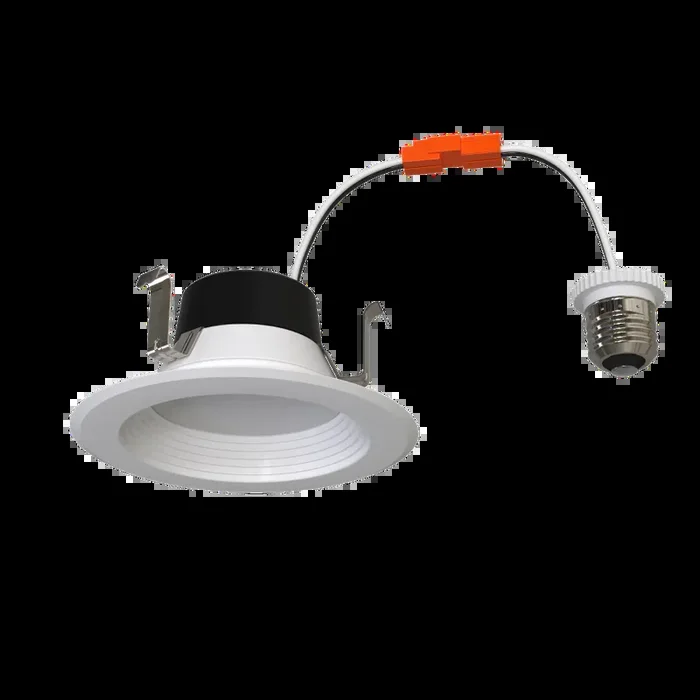 RAB 4 Inch LED Retrofit Downlight Wattage/CCT Selectable 7W/6W/5W 2700K/3000K/3500K/4000K/5000K Baffle Trim 90 CRI White (R34X-4B)